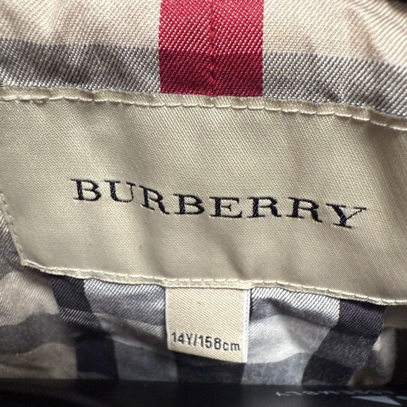 Burberry London girls Navy Quilted Jacket Size 14 Y - Picture 6 of 7